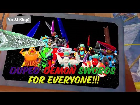 ⚔️DUPED DEMON SWORDS for All My FANS! Demon Swarm! Oct. 18, 2025 Fan Hangout. Animal Company VR