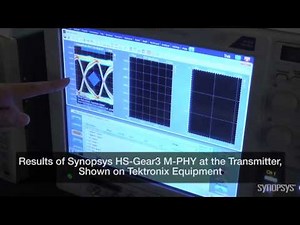 Demo of Industry's First MIPI M-PHY Operating in HS-Gear3 | Synopsys