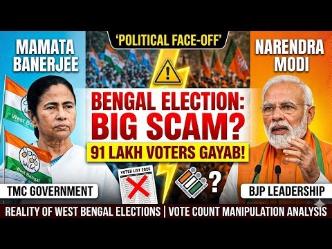 91 Lakh Voters DELETED! | Reality of WestBengal Elections