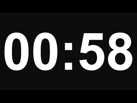 58 Second Timer - No Alarm - 8K