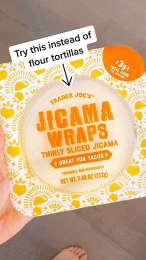 Taco hack! 🌮 #jicama #traderjoesfoodreviews #cookinghacks #easyrecipes #keto #lowcarb #paleo #whole30 #healthyfood #fitfood #fitnessmotivation #fit