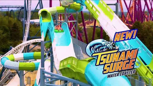 Six Flags Hurricane Harbor Chicago TV Spot, 'The Thrill is Calling: Tsunami Surge'
