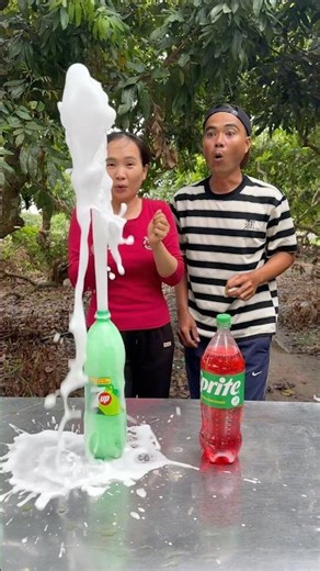 7up VS mentos, Sprite vs Mentos