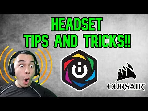 How to Setup Corsiar VOID Gaming Headset and iCUE Software RGB 7.1!