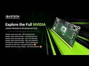 The ultimate in AI computing power? NVIDIA Jetson series modules🚀