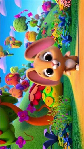 Little Bunny School 🐰🎒 | Cute Cartoon for Kids | Funny Bunny Learning Short | Nursery Fun! #kids