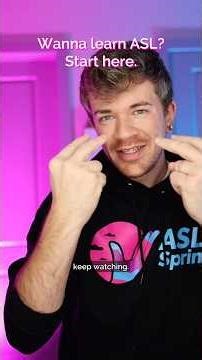 Fastest way to learn ASL! #asl #signlanguage #americansignlanguage #deafcommunity #deafculture #coda