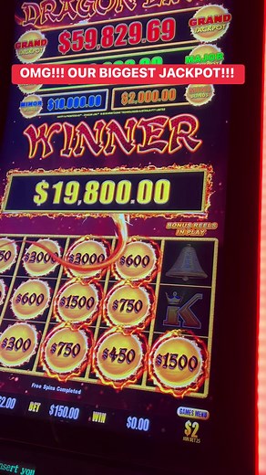 OUR BIGGEST JACKPOT ON MY BIRTHDAY IN VEGAS!!! #lucky #slots #shots #vegas #birthday #Scorpio #dragonlink #BIGWIN #winning #gambling #mgmgrand #casino #fun #goodtimes #jackpot #happy #prosperous | Slots & Shots