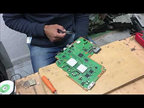 PS3 erreur 8002F1F9 Changement et Reballe Carte contrôleur WIFI/BT