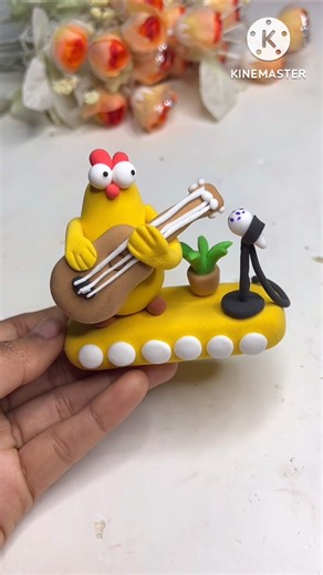 DIY idea 💡 super clay diye doll 🪆 banano🥰#youtubeshorts #diy #shortvideo #clayart #trending