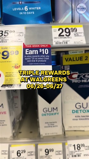 Walgreens Triple Rewards: Turn One Deal Into $25 in Rewards
