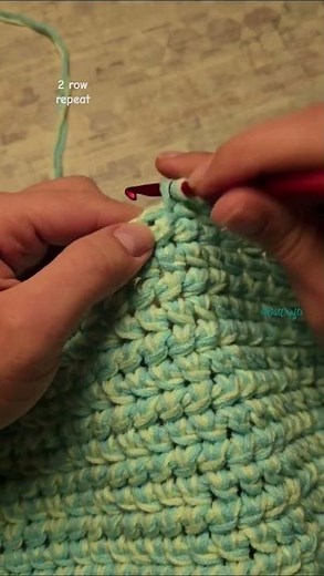 Easy 2 Row Repeat Crochet Pattern | Pixel Stitch Crochet #crochettutorial #easycrochet #knitting