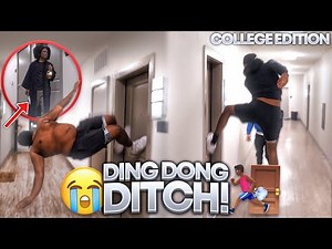 EXTREME DING DONG DITCH! *COLLEGE EDITION* (GONE WRONG)