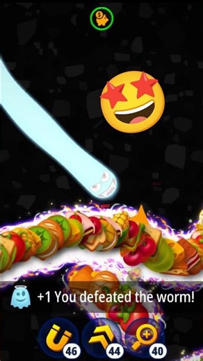 Wormszone Gaming Short 🤓🪱🤩😎🥳✅ #wormszone #viral #ytshort #fypシ #trending #yt