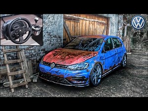 Rebuilding a Volkswagen GOLF R - (MK7) - Forza Horizon 5 - Thrustmaster T300RS Gameplay.