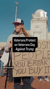 6.1K views · 396 reactions | ‘We are sleepwalking our way into an Iraq 2.0’ Veterans led an anti-war protest on Veterans Day against Trump’s military occupation of US cities and new threats of war in Latin America. BT’s Rania Khalek reports from Washington, D.C. | BreakThrough News | Facebook