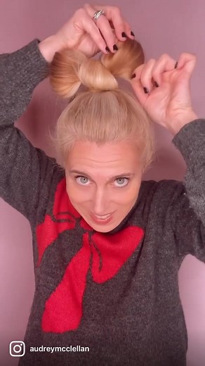 Cutest Bow Bun Hairstyle Tutorial