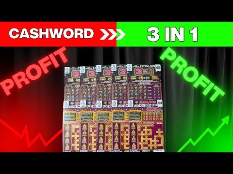 💰 CASHWORD SCRATCH CARD SPECIAL 💥 Turning Letters Into PROFIT 🤑✨ Wins Inside! 🎉