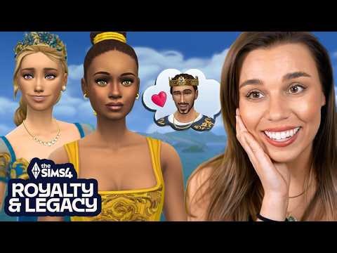 Playing The Sims 4 Royalty & Legacy - part 1