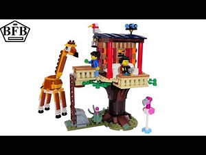 Lego Creator 31116 | Safari Wildlife Tree House | 3in1 | Lego Speed Build Review | Model A