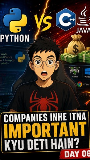 Python vs C++ vs Java 😱 Companies Inhe Kyu Important Deti Hain? | Day 6