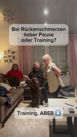 Pause oder Training bei RÜCKENSCHMERZEN?