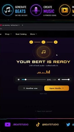 Your beat is ready, no grid, no piano roll, no DAW, now you try
