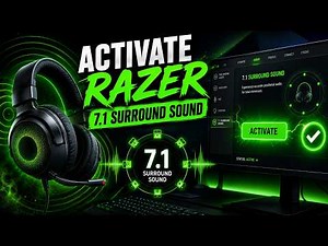 How To Activate Razer 7.1 Surround Sound - Full Tutorial
