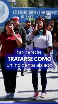 ATAQUE a alumna CCH Oriente provoca PARO indefinido