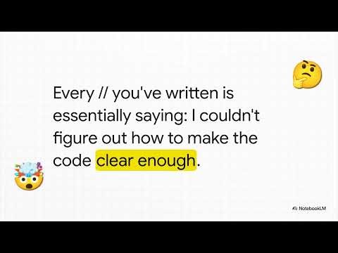 The War Against Bad Comments - Clean Code Chapter 4