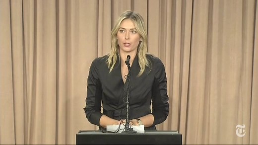 Maria Sharapova Admits Taking Meldonium, Drug Newly Banned by Tennis