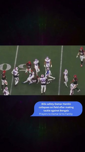 Damar Hamlin collapses on field