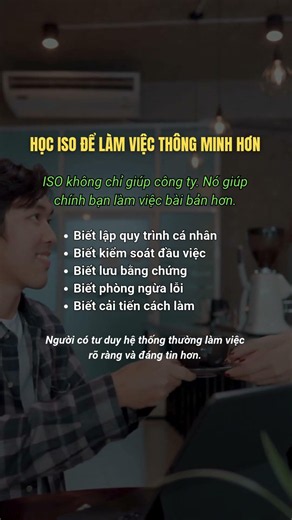Học ISO để làm việc thông minh hơn #hrms #isocert #isocerthrms #daotaoiso #chungnhaniso