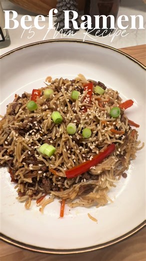 Homemade Weeknight Beef Ramen Recipe