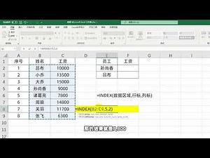 Excel技巧：index函数介绍，完美代替vlookup公式