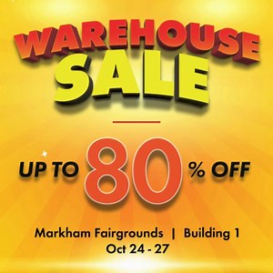 The much-awaited ZWILLING Warehouse Sale is finally back in Markham! Everything is up to 80% from October 24 to 27 at Markham Fairgrounds! 🎉 📍 Markham Fairgrounds - Building 1,10801 McCowan Rd, Markham, ON L3P 3J3 📅 October 24 - 26: 10am - 7pm 📅 October 27: 10am - 6pm See you in Markham! | Zwilling Canada