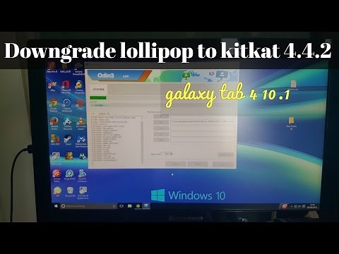 Samsung Galaxy Tab 4 10.1 Downgrade Lollipop 5.0 to Kitkat 4.4.2