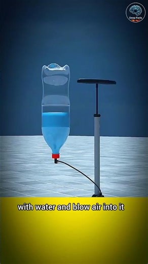 What happens if you put air in a bottle? #bottle #usa #shorts