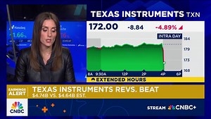 Texas Instruments stock slides after earnings