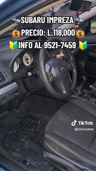 Subaru Impreza 2014 en Venta a 118,000 LPS