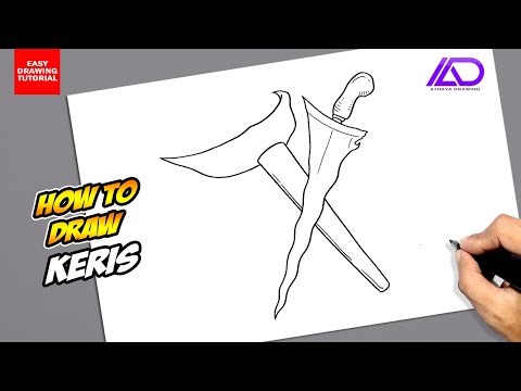 How to draw Keris