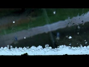 Hail Hitting/Falling Against Window Sound (Sleeping, Tinnitus, Relaxing)