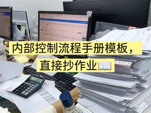 内部控制流程手册模板，直接抄作业