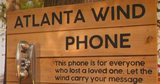 Downtown wind phone helps grieving Atlantans connect with lost loved ones