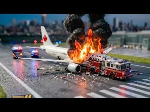 NYC Disaster in Miniature! 😱 Plane Hits Fire Truck | Ultra Realistic Diorama