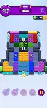 Color Block Jam Level 744 Walkthrough Solution