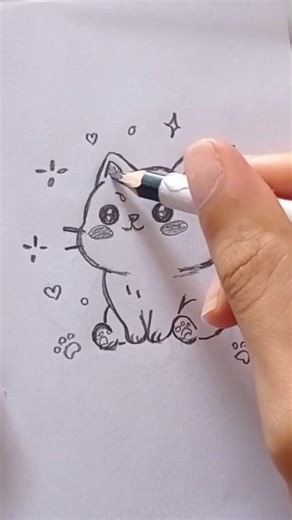How to Draw Cute Cats: Easy Tutorial