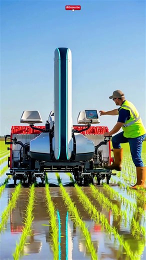 The future of food security is here! Witnessing #shorts #robotics #AIfarming #futurism #viralshorts