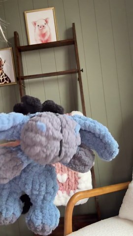 Eeyore Inspired Donkey Snuggler, Handmade Chunky Knit Baby Lovey, Soft Plush Comfort Toy, Baby Shower Gift, Neutral Nursery Gift - Etsy