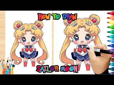 How to Draw Sailor Moon - Easy Usagi Tsukino Drawing Tutorial!